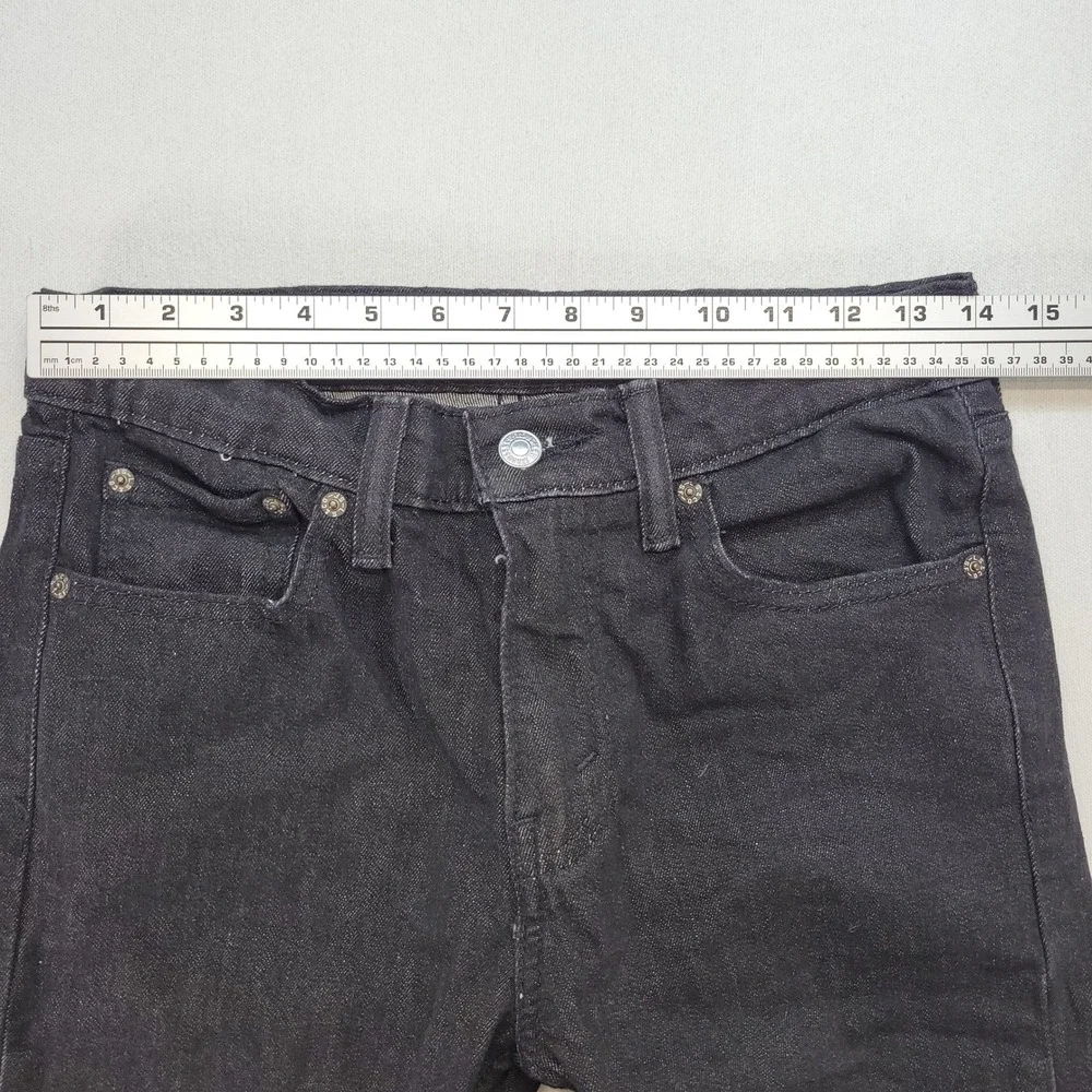 Levi's 510 Skinny Fit Jeans Mens 30x32 Black Denim Stretch Modern Casual